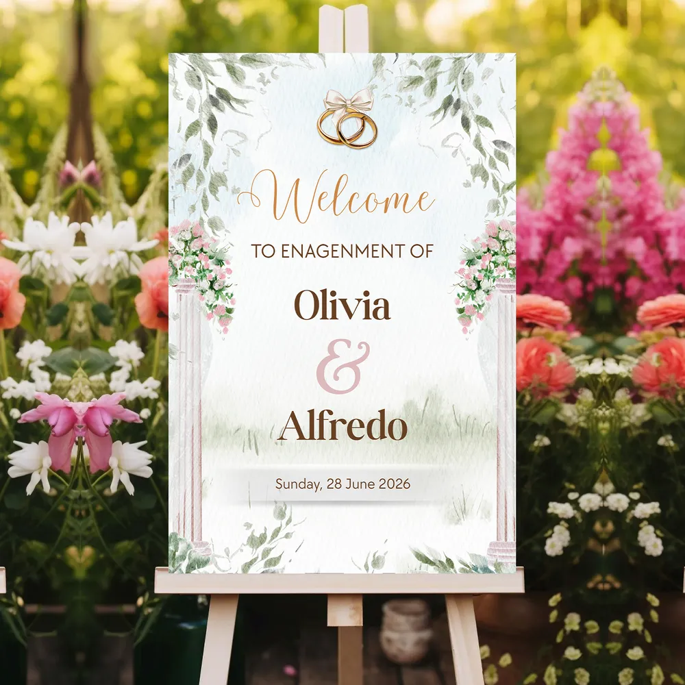 Engagement Welcome Board #8