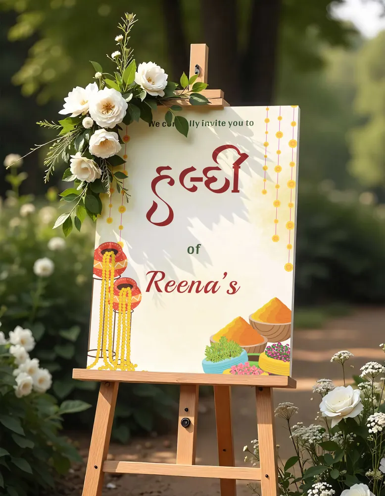 Haldi Welcome Board #11