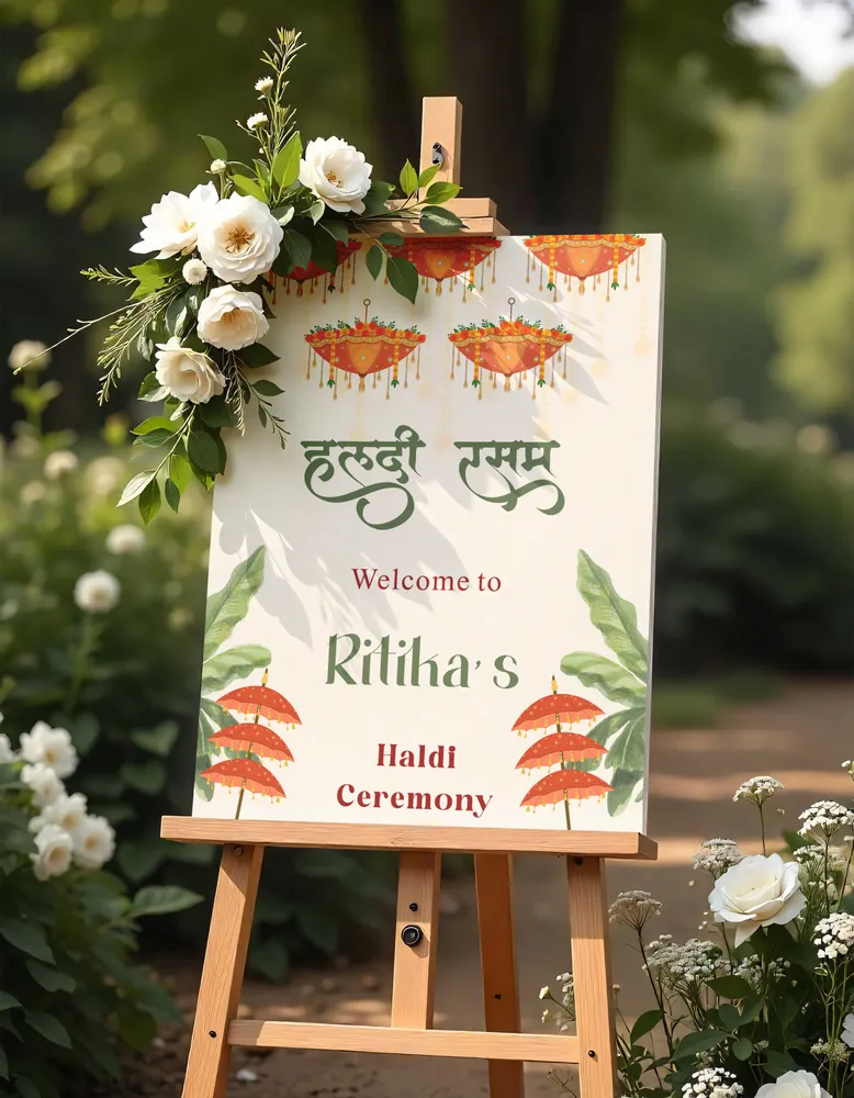 Haldi Welcome Board #13