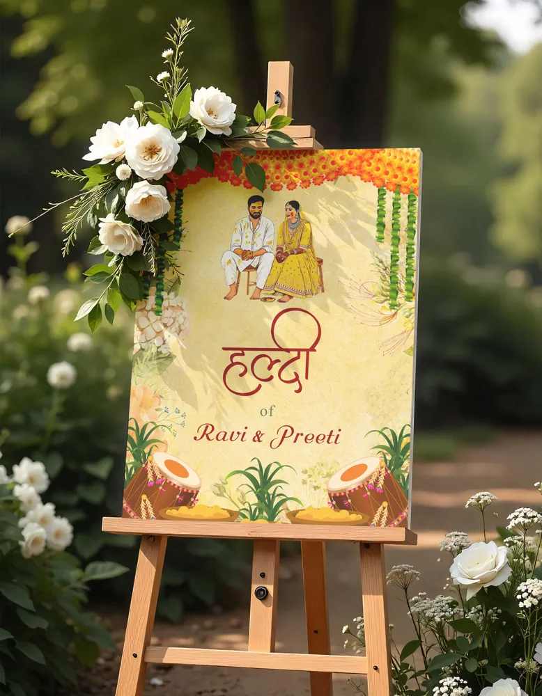 Haldi Welcome Board #15