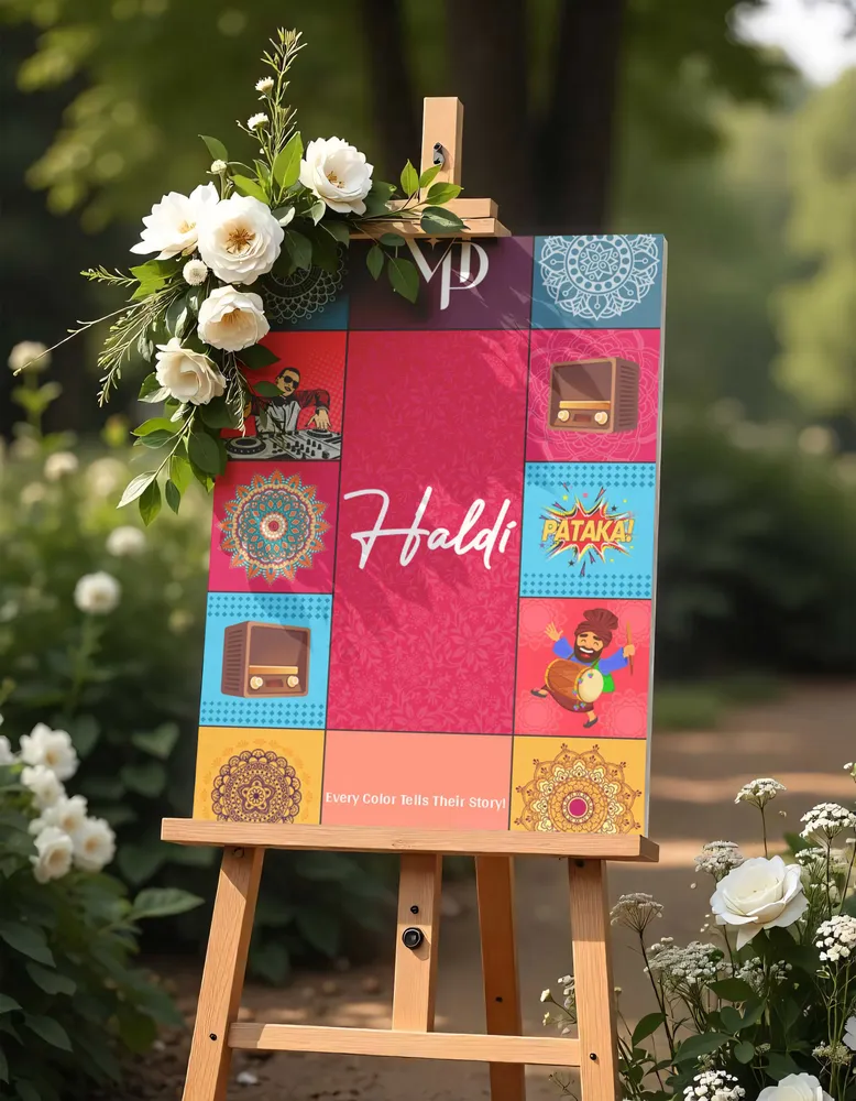 Haldi Welcome Board #16