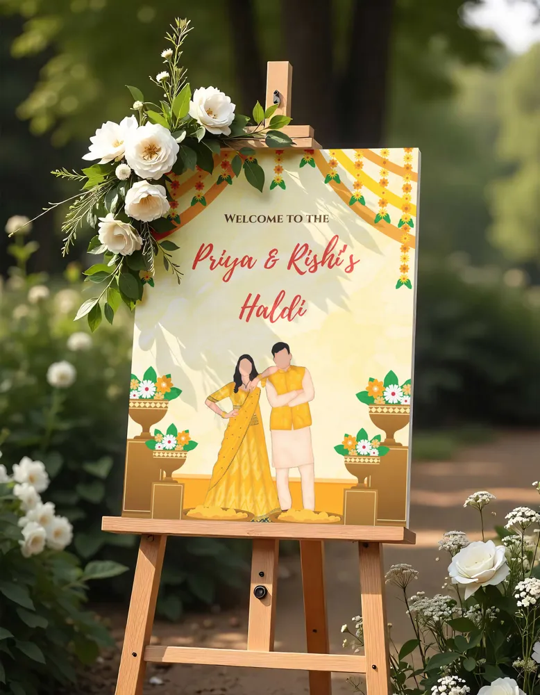 Haldi Welcome Board #17