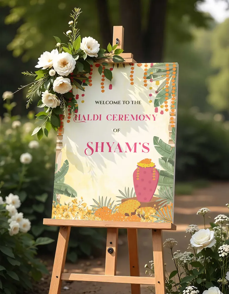 Haldi Welcome Board #18