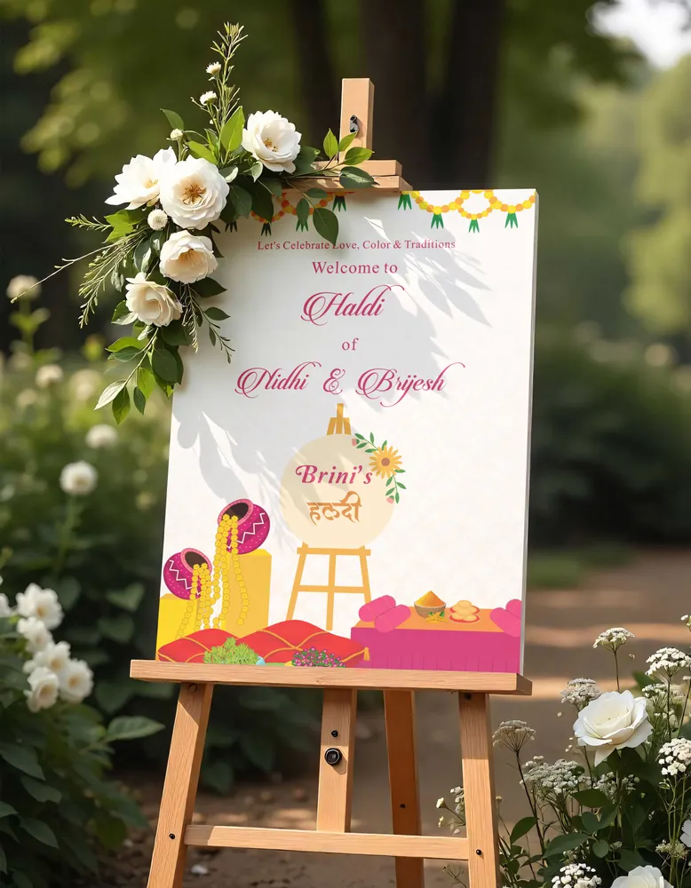 Haldi Welcome Board #20