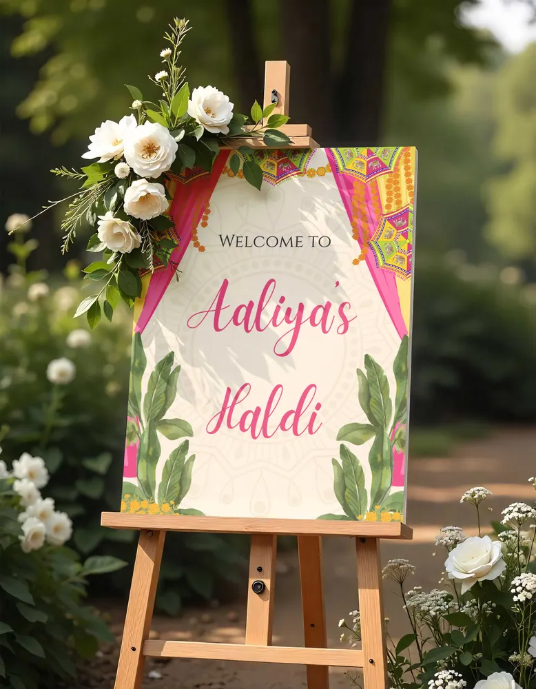 Haldi Welcome Board #21