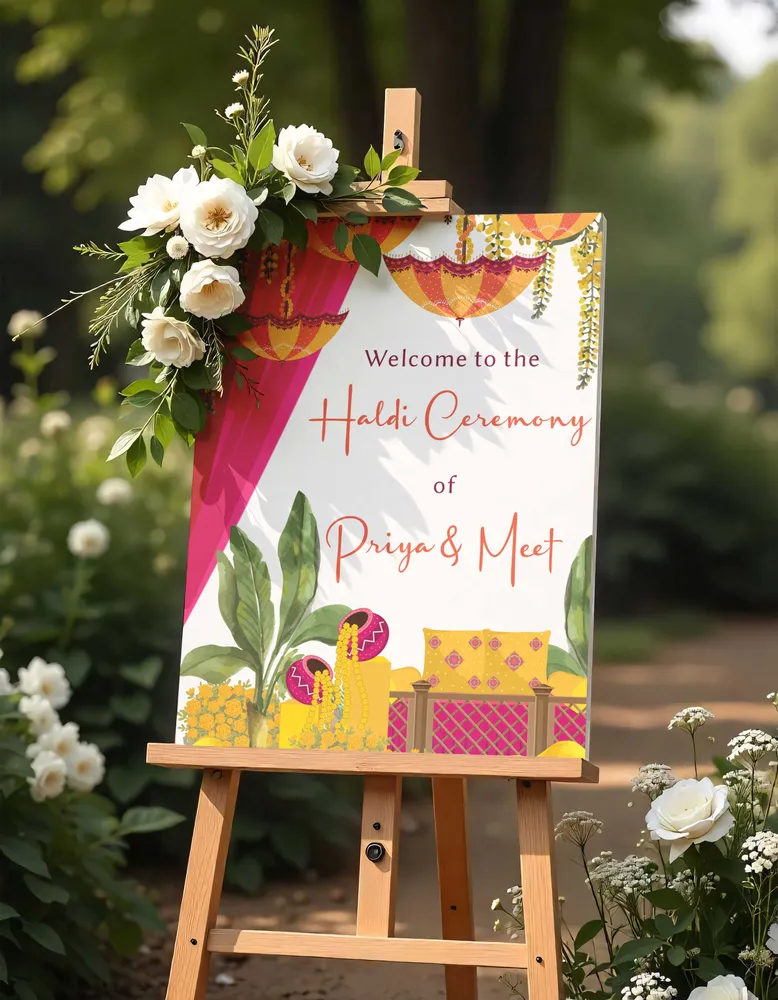 Haldi Welcome Board #25