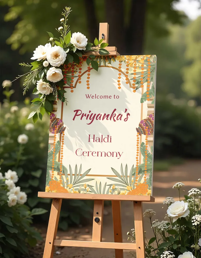 Haldi Welcome Board #26