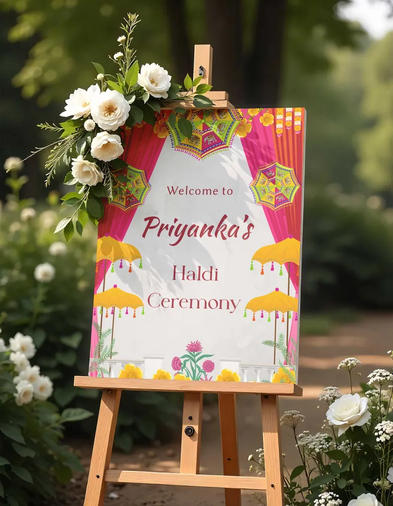 Haldi Welcome Board #27