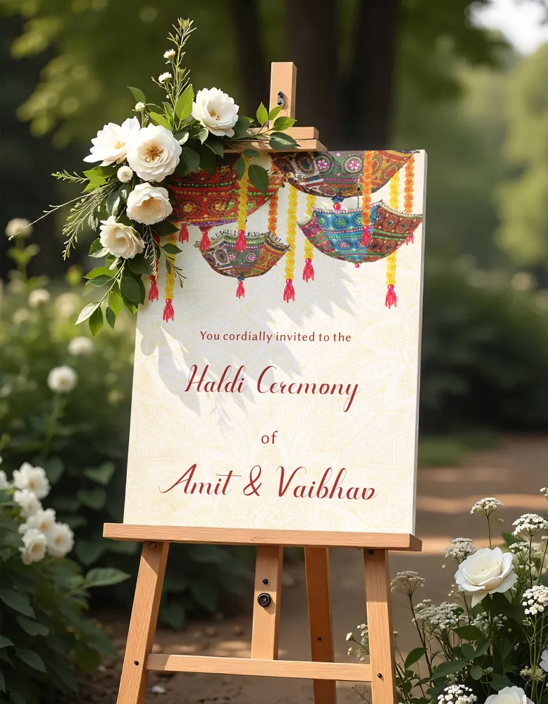 Haldi Welcome Board #6