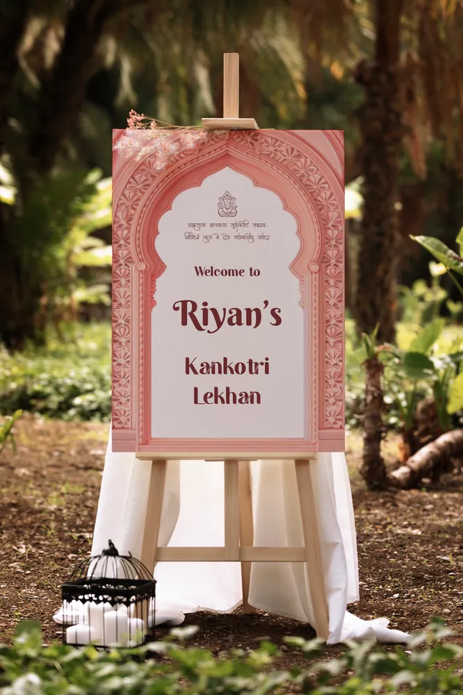 Kankotri Lekhan Welcome Board #8