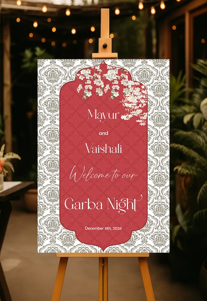 Sangeet Welcome Board #12