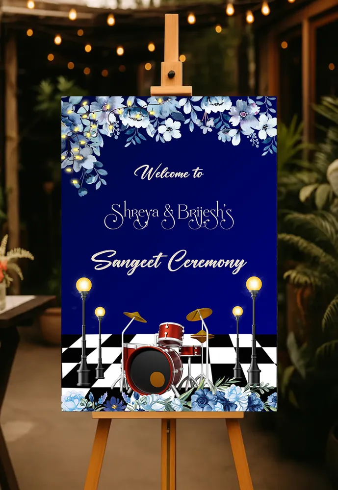 Sangeet Welcome Board #17