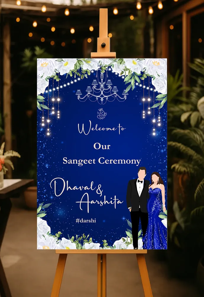 Sangeet Welcome Board #27