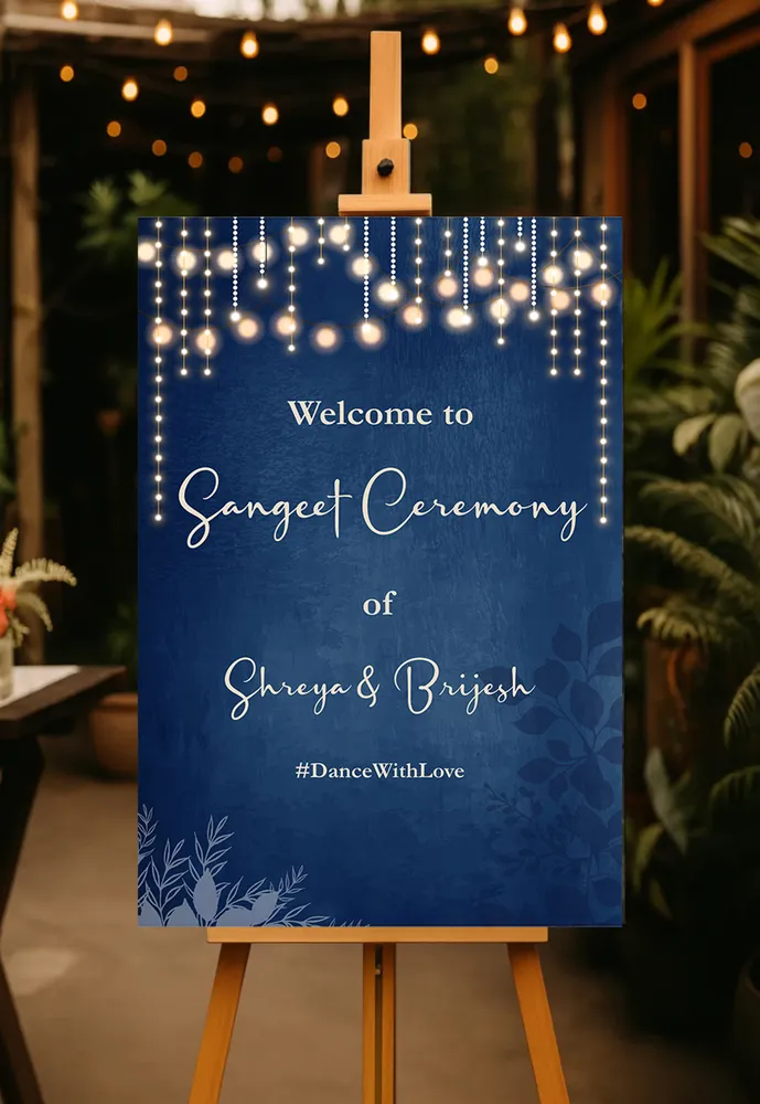 Sangeet Welcome Board #5
