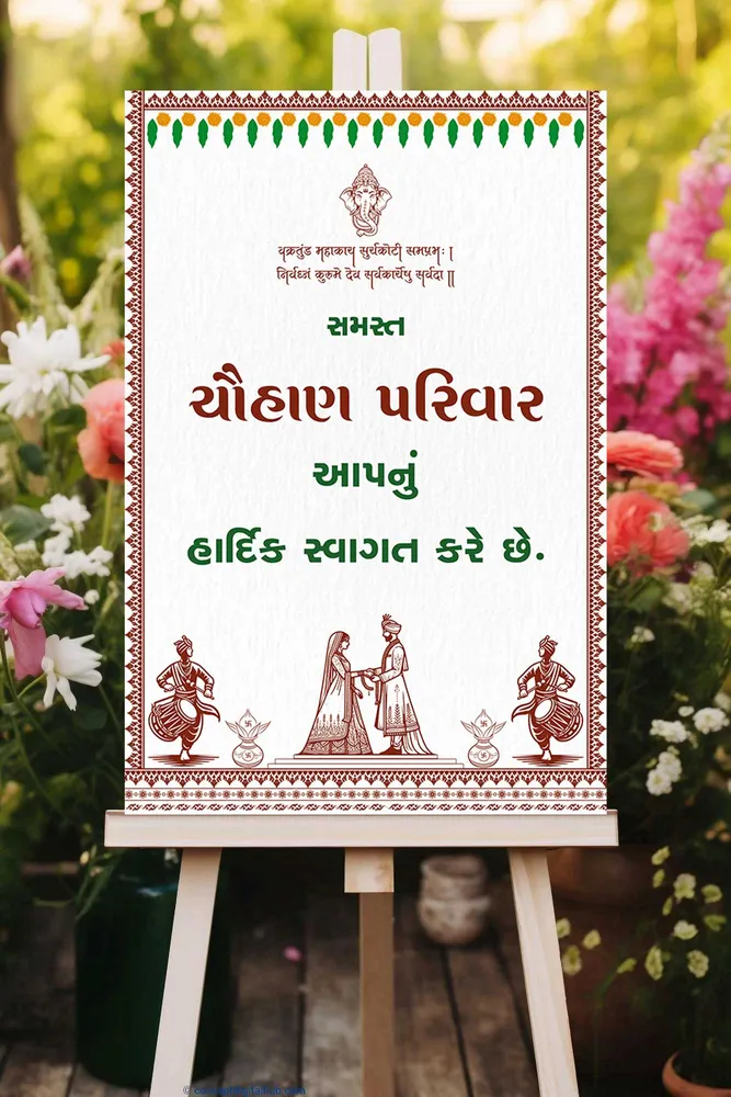 Wedding Welcome Board #11