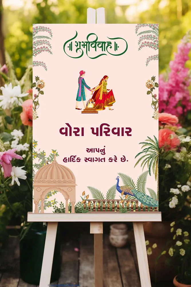 Wedding Welcome Board #13