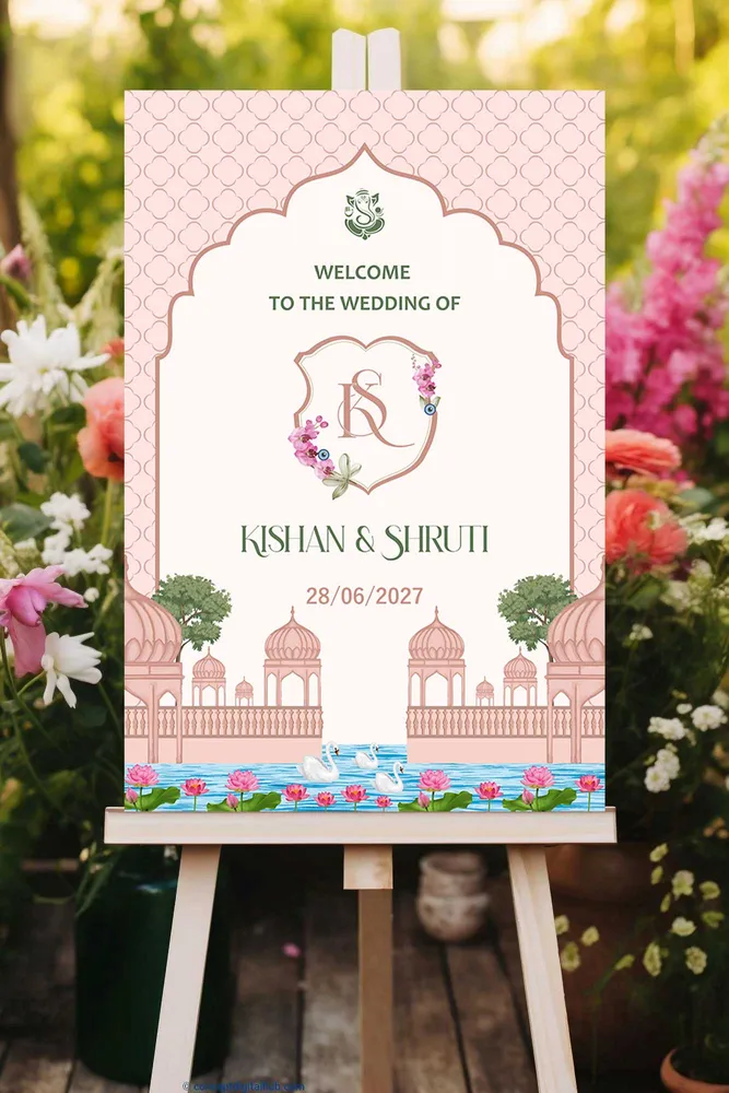 Wedding Welcome Board #18
