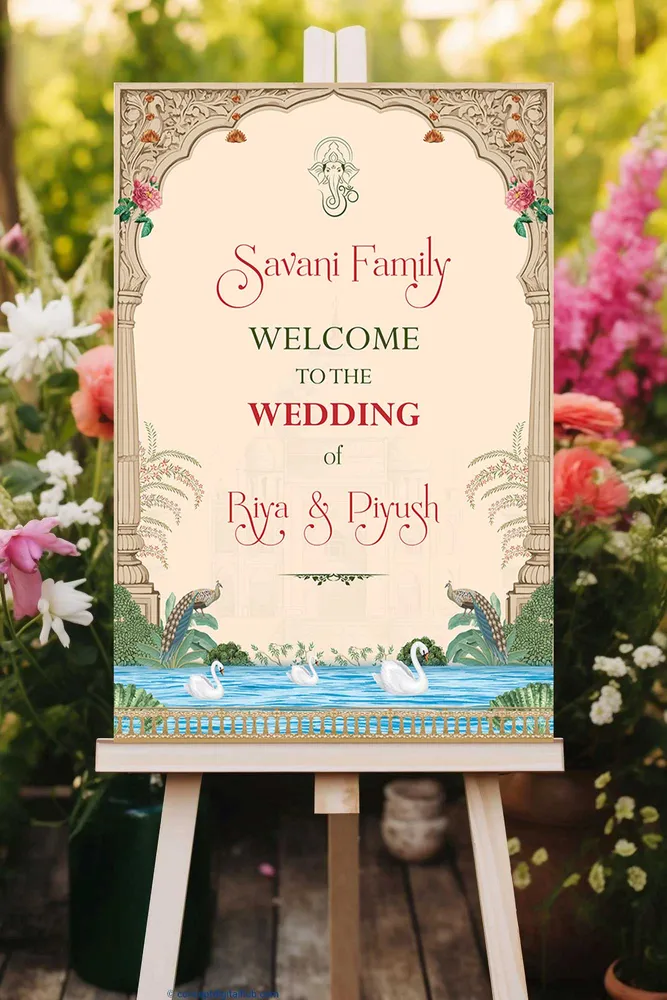 Wedding Welcome Board #21