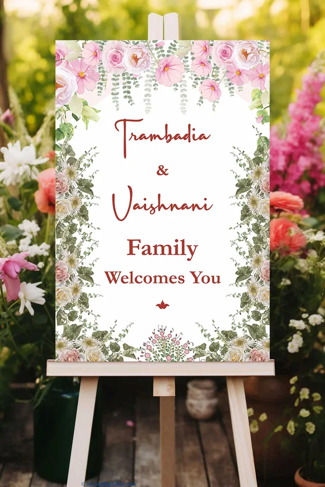 Wedding Welcome Board #23