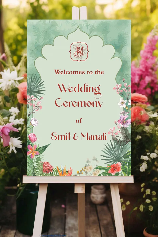 Wedding Welcome Board #24