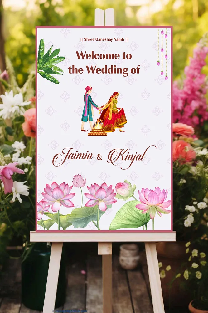 Wedding Welcome Board #28