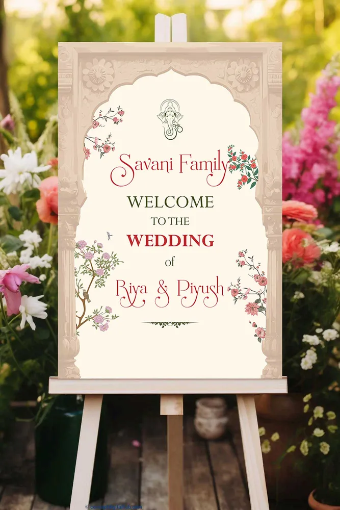 Wedding Welcome Board #29