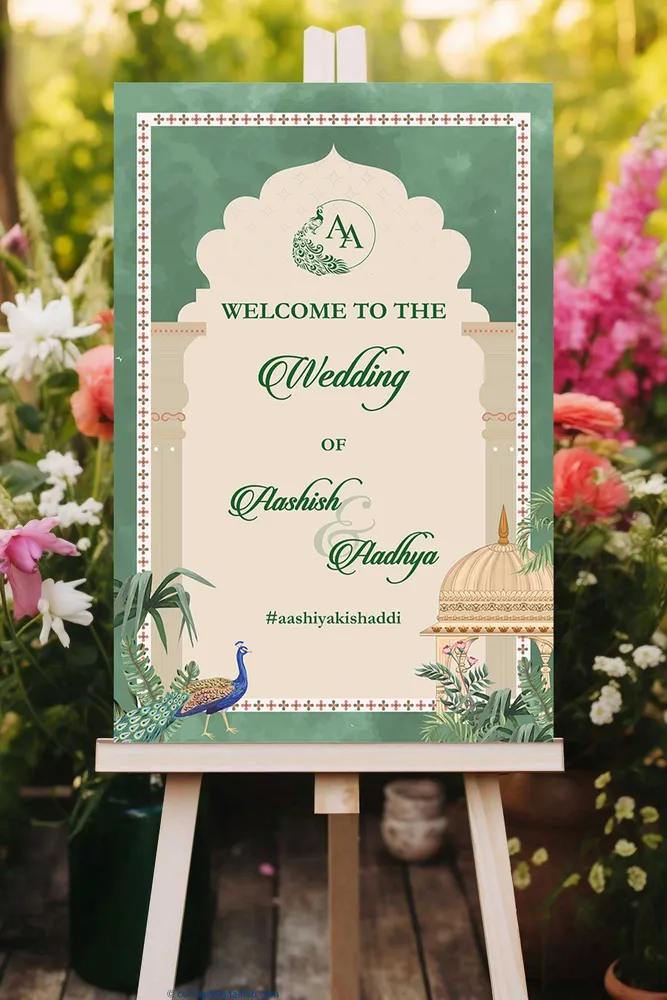 Wedding Welcome Board #3