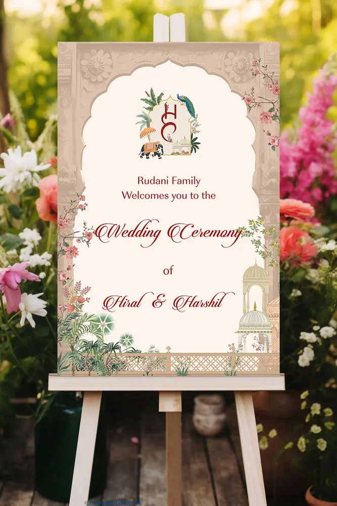 Wedding Welcome Board #30