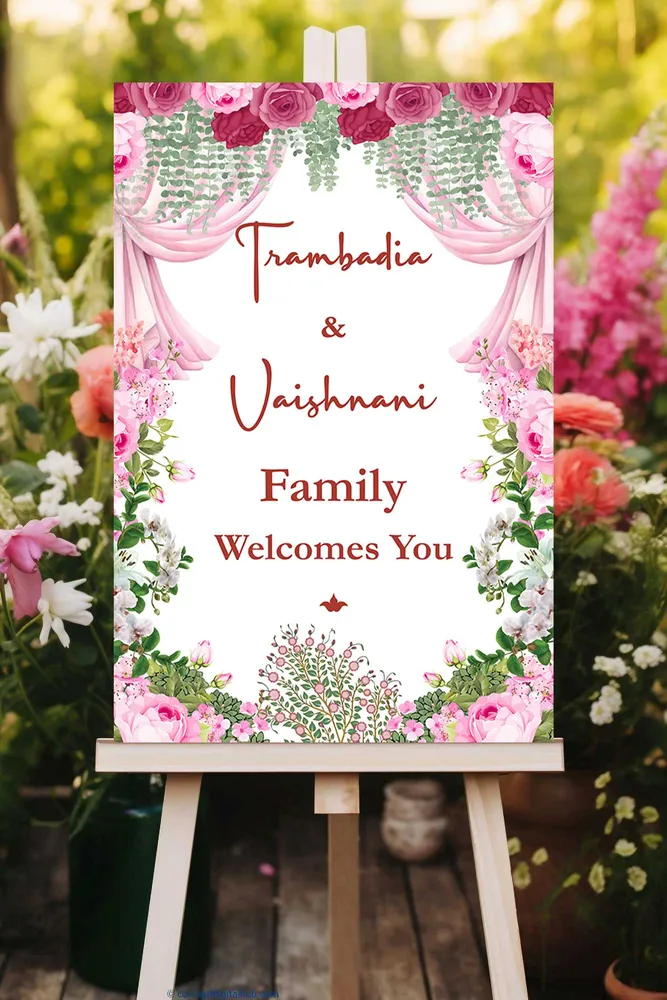 Wedding Welcome Board #7